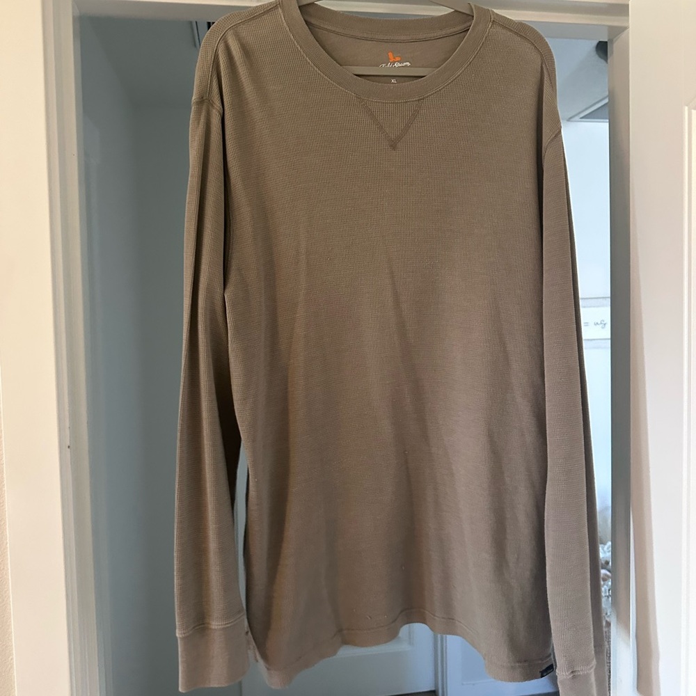 3FOR$15 Field & Stream Men's Taupe Long Sleeve Shirt